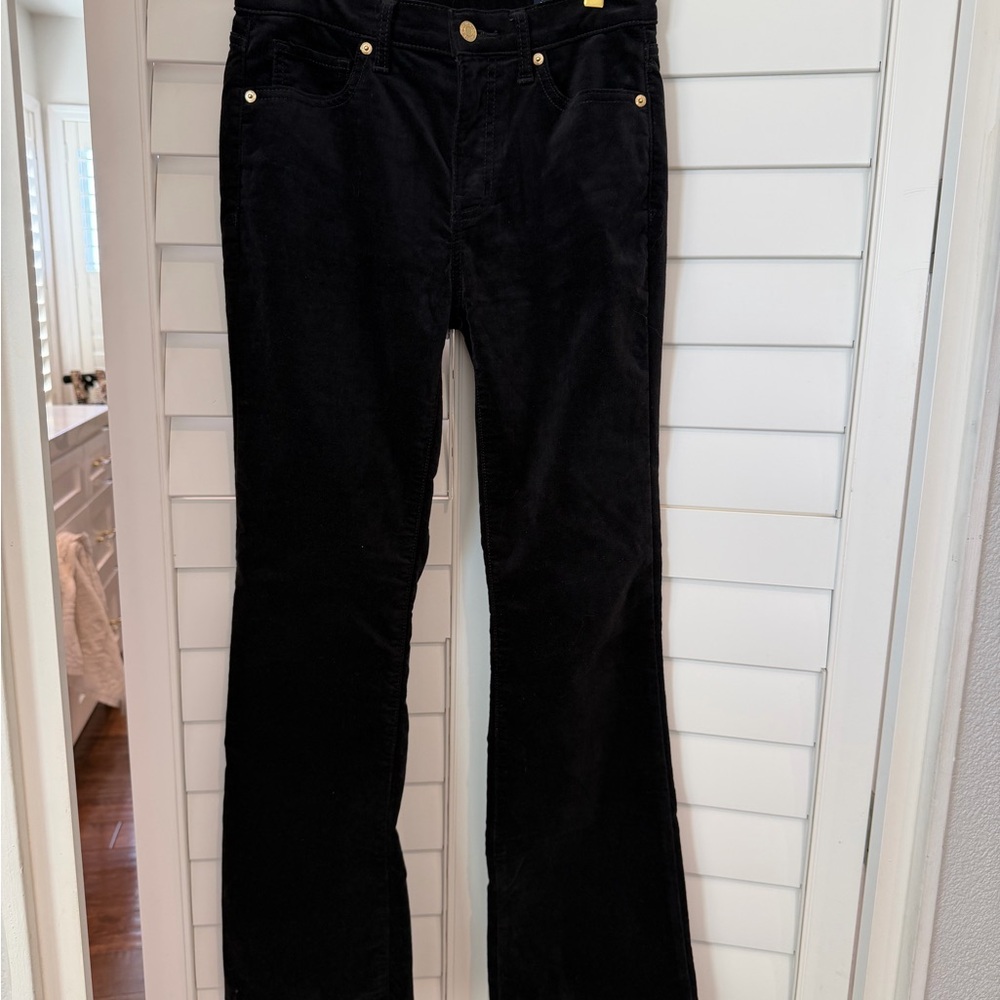 GAP Mid Rise Baby Boot Velvet Jeans